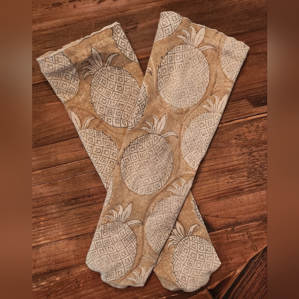 Viscrose Lyrca Pineapple Short Karolina Stocking with Raw Edges Hand Distressing